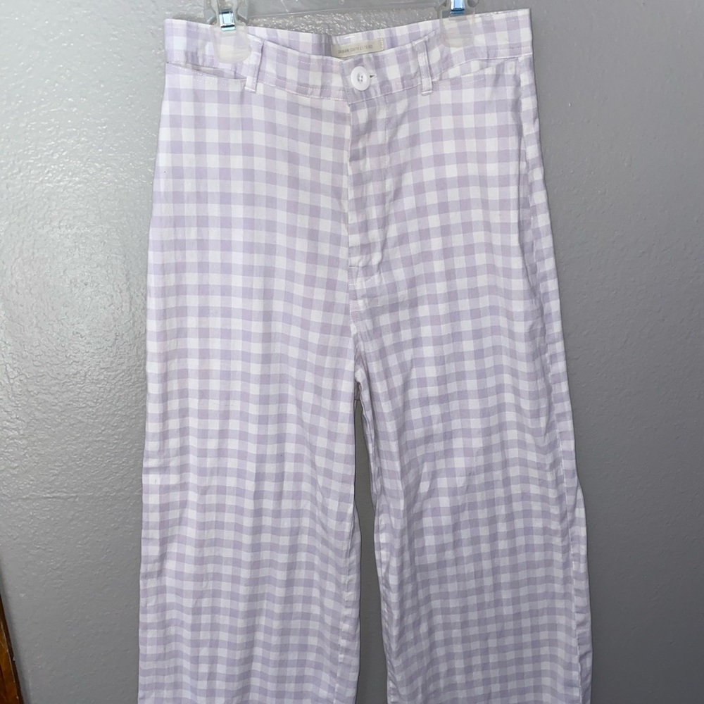 Purple Plaid Pants